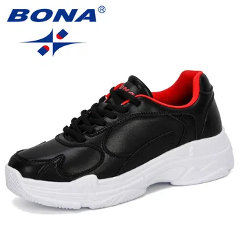 BONA 2019 New Women Sneakers Thick Sole Ladies Platform Shoes Web Celebrity Chunky Dad Sneakers Chaussures Femme Microfiber Shoe
BONA 2019 New Women Sneakers Thick Sole Ladies Platform Shoes Web Celebrity Chunky Dad Sneakers Chaussures Femme Microfiber Shoe