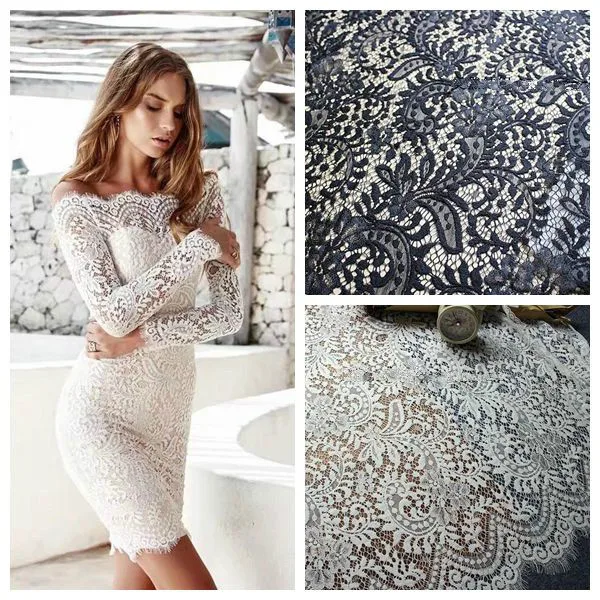 Beautiful Black/Off-white Eyelash Lace Fabric ,Wedding Decoration.Table Cloth DIY Crafts Width 150cm 3Ms/lot
Beautiful Black/Off-white Eyelash Lace Fabric ,Wedding Decoration.Table Cloth DIY Crafts Width 150cm 3Ms/lot