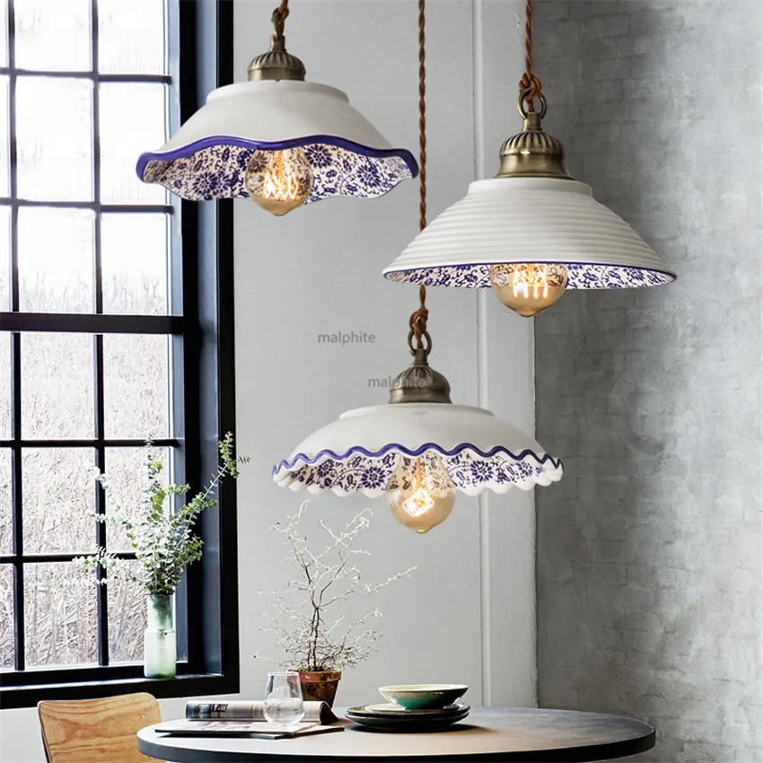 Chinese Style Retro Design Ceramic LED Pendant Lamp Modern Loft Lighting Light Fixture Restaurant Simple Decor Pendant Lights
Chinese Style Retro Design Ceramic LED Pendant Lamp Modern Loft Lighting Light Fixture Restaurant Simple Decor Pendant Lights