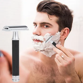Double Edge Safety Razor Stainless Steel Manual Shaving Razor Long Handle Traditional Razor
Double Edge Safety Razor Stainless Steel Manual Shaving Razor Long Handle Traditional Razor
