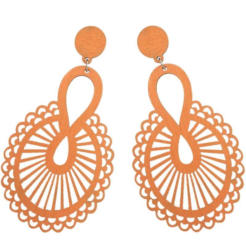 Dream-it-possible Fashion hollow out yellow orange Dangle Earrings For Women Geometric hot Statement Natural Wooden Earrings
Dream-it-possible Fashion hollow out yellow orange Dangle Earrings For Women Geometric hot Statement Natural Wooden Earrings