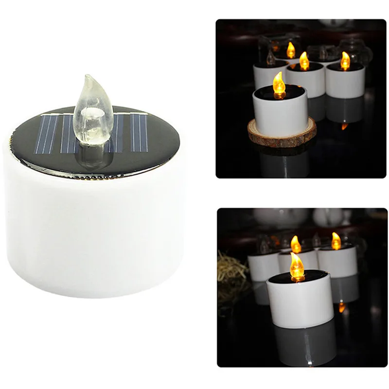 LED Nightlight Solar Energy Candle New Type Yellow Flicker Solar Power LED Light Candles Flameless Electronic
LED Nightlight Solar Energy Candle New Type Yellow Flicker Solar Power LED Light Candles Flameless Electronic