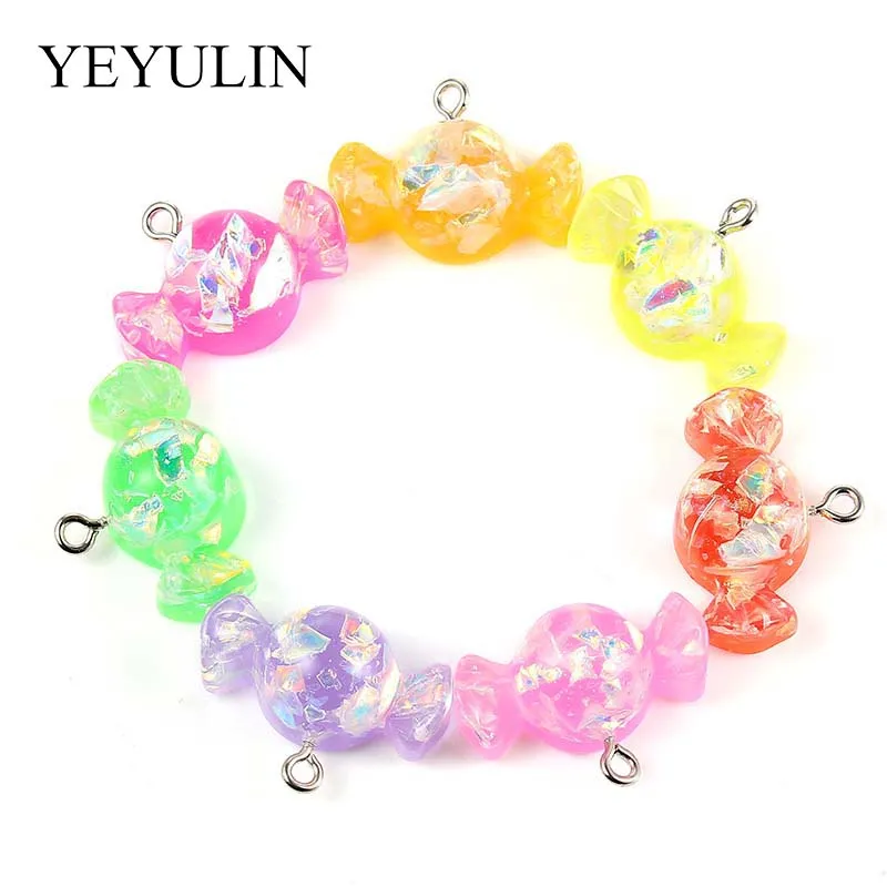 New Fashion Mixt-color Candy Shape Resin Charms Pendant Making DIY Necklace Bracelet Keychain Women Gift Jewelry Wholesale 10pcs
New Fashion Mixt-color Candy Shape Resin Charms Pendant Making DIY Necklace Bracelet Keychain Women Gift Jewelry Wholesale 10pcs