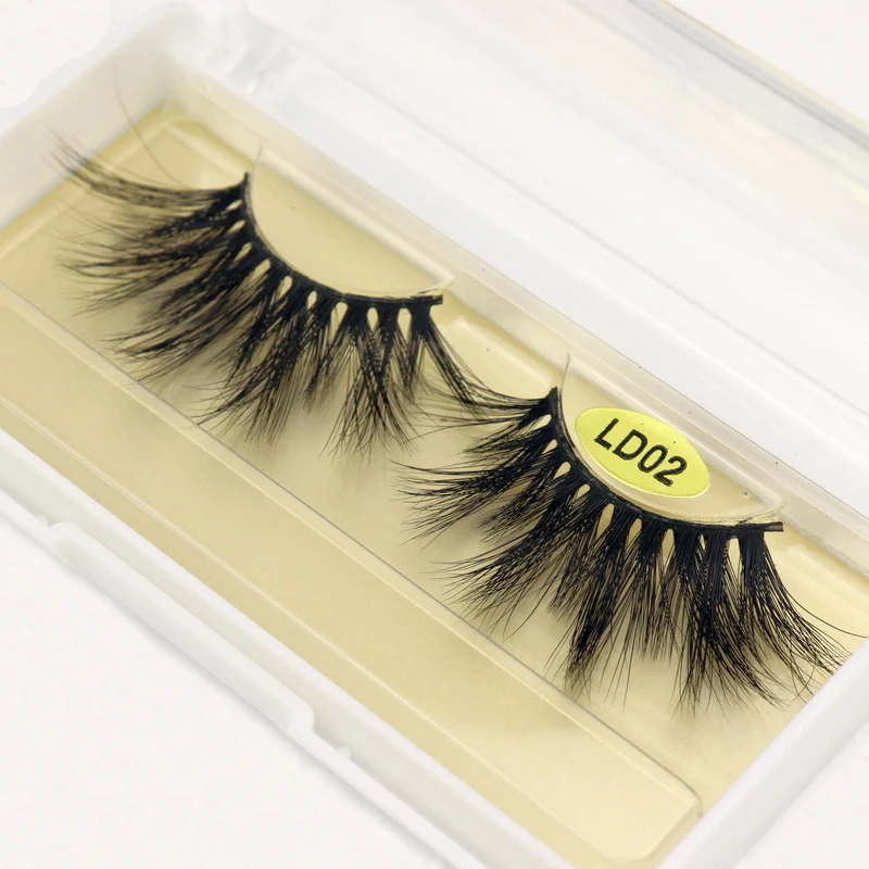 25mm Long 3D mink lashes LD02 extra length mink eyelashes Big dramatic volumn eyelashes strip thick false eyelash DOCOCER
25mm Long 3D mink lashes LD02 extra length mink eyelashes Big dramatic volumn eyelashes strip thick false eyelash DOCOCER