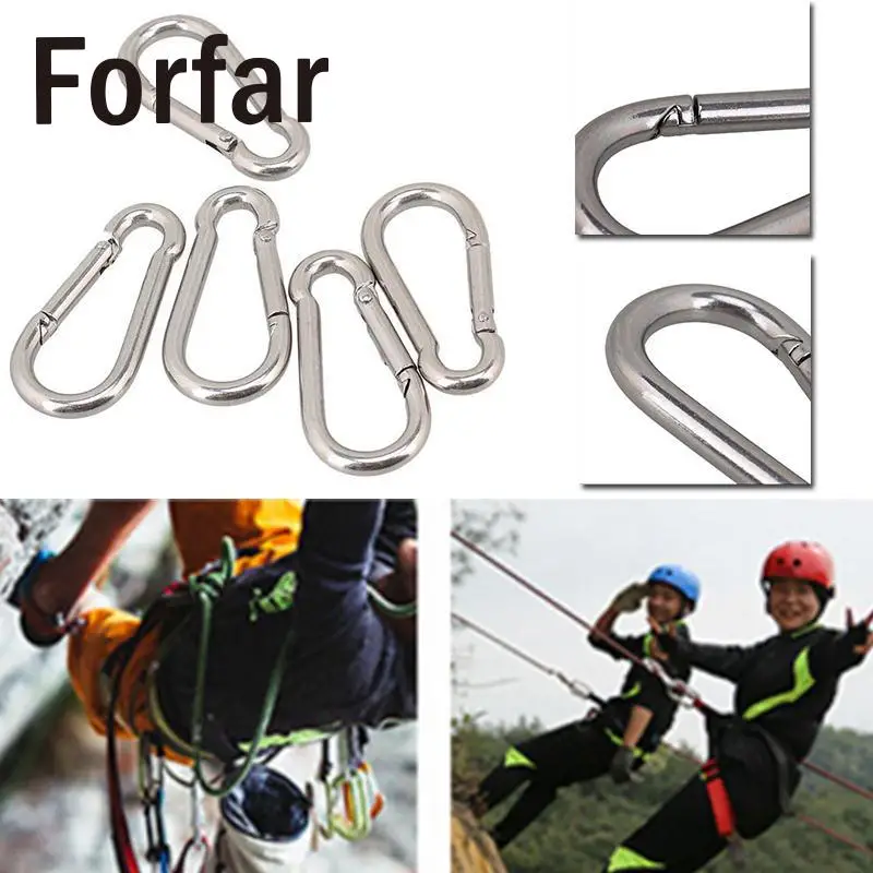 Mountaineering Buckle 304 Stainless Steel Backpack Hanging Nut Buckle Camping Outdoor Lock Carabiner Clip Hook KeyChain 5 orders
Mountaineering Buckle 304 Stainless Steel Backpack Hanging Nut Buckle Camping Outdoor Lock Carabiner Clip Hook KeyChain 5 orders