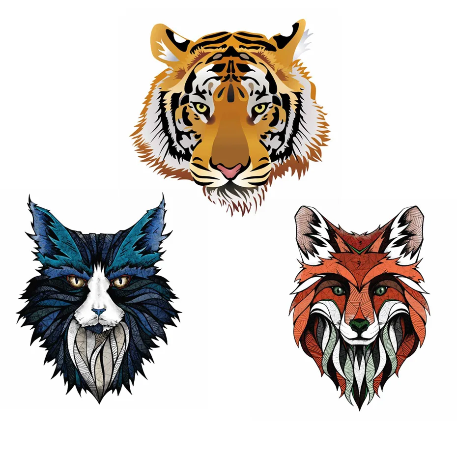 Wild Animal Big Tiger Fox Head Full Color Self-adhesive Wall Sticker Vinyl Wall Decal Art Mural Living Room Vintage Home Decor
Wild Animal Big Tiger Fox Head Full Color Self-adhesive Wall Sticker Vinyl Wall Decal Art Mural Living Room Vintage Home Decor