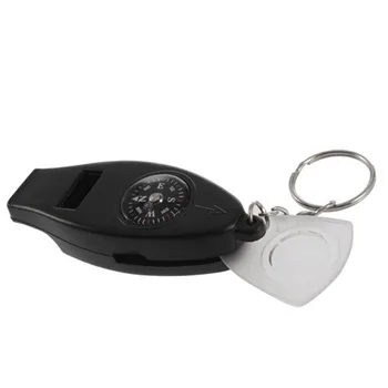 Portable Size Black Whistle Compass 4 in1 Mini Survival Tool Thermometer Whistle Compass Multifunctional Whistle
Portable Size Black Whistle Compass 4 in1 Mini Survival Tool Thermometer Whistle Compass Multifunctional Whistle