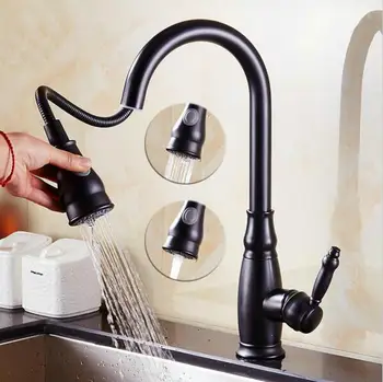Free shipping Luxury Black Pull Down Kitchen Faucet New Arrival Solid Brass Swivel Pull Out Spray swivel Sink Mixer Tap 3212
Free shipping Luxury Black Pull Down Kitchen Faucet New Arrival Solid Brass Swivel Pull Out Spray swivel Sink Mixer Tap 3212