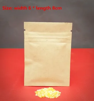 100pcs/lot-6*8cm Mini Size Zipper Top Seal Kraft Paper Bag with Foil Coated Inner Powder Seasoning Sugar Tea Storage Bags
100pcs/lot-6*8cm Mini Size Zipper Top Seal Kraft Paper Bag with Foil Coated Inner Powder Seasoning Sugar Tea Storage Bags