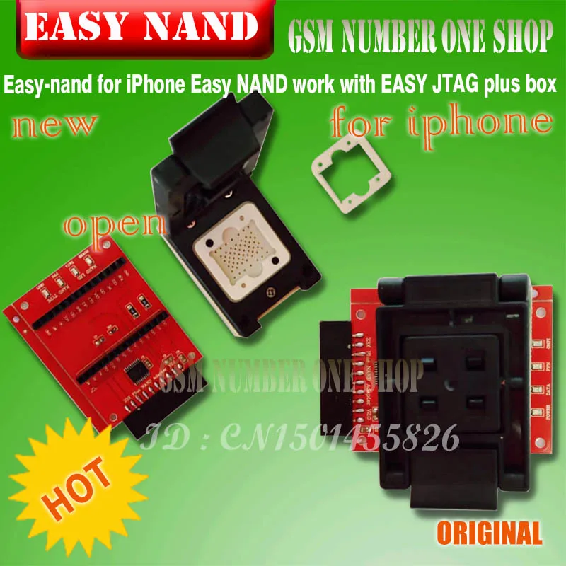 2018 latest version Easy-nand EASY NAND for iphone socket Easy NAND work with EASY JTAG plus box 
2018 latest version Easy-nand EASY NAND for iphone socket Easy NAND work with EASY JTAG plus box