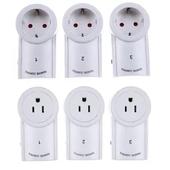 3pcs Smart Wireless Wall Socket Power Outlet Light Switch Plug Socket Smart Home Device with Remote Control EU/US Standard Plug
3pcs Smart Wireless Wall Socket Power Outlet Light Switch Plug Socket Smart Home Device with Remote Control EU/US Standard Plug