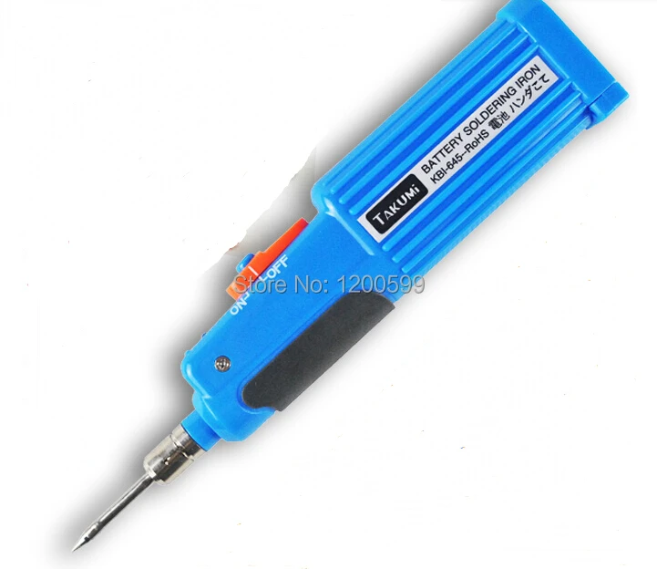 TAKUMI KBI-645 Battery Soldering Iron 6W 4.5V Wireless electric iron soldering iron to repair assistant
TAKUMI KBI-645 Battery Soldering Iron 6W 4.5V Wireless electric iron soldering iron to repair assistant
