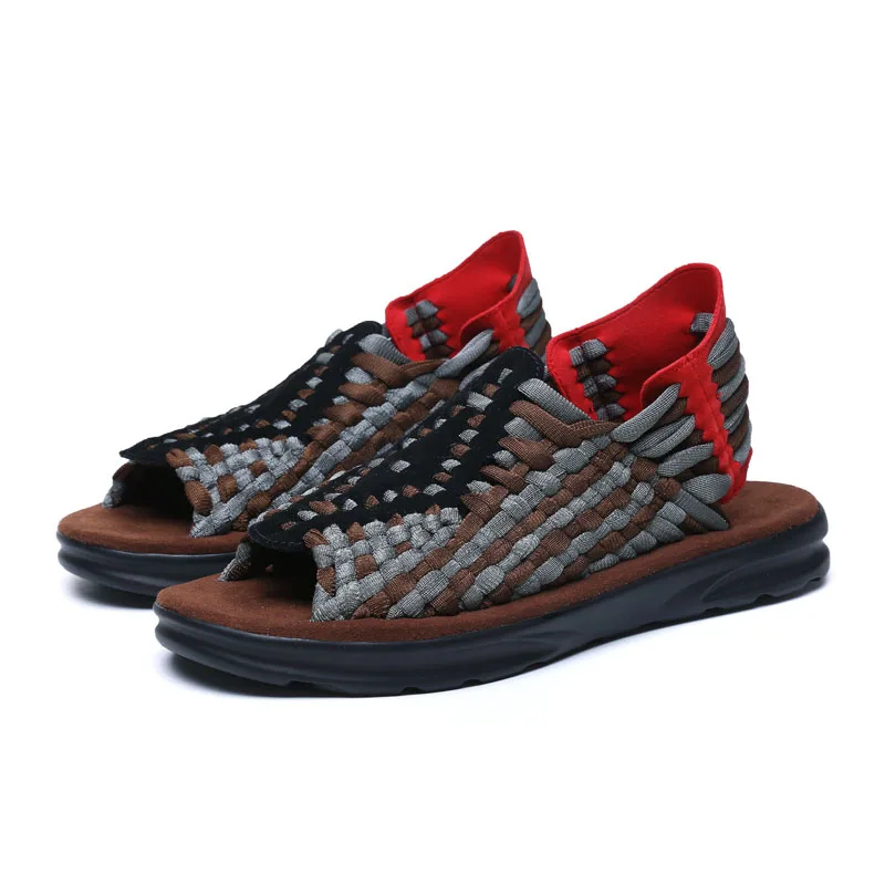 2018 New arrived summer sandals men shoes quality comfortable Hand-woven fashion design casual men sandals shoes
2018 New arrived summer sandals men shoes quality comfortable Hand-woven fashion design casual men sandals shoes
