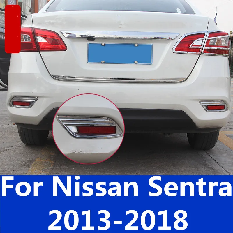 Accessories Car Rear Fog Lights Covers Decoration Lamp Frame Rear brake light frame exterior trim For Nissan Sentra 2013-2018
Accessories Car Rear Fog Lights Covers Decoration Lamp Frame Rear brake light frame exterior trim For Nissan Sentra 2013-2018