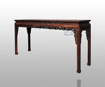 The Western Scroll Grass Pattern Console Table Burmase Redwood Rectangle Long Desk Classical Furniature Painting Elevated Desk
The Western Scroll Grass Pattern Console Table Burmase Redwood Rectangle Long Desk Classical Furniature Painting Elevated Desk