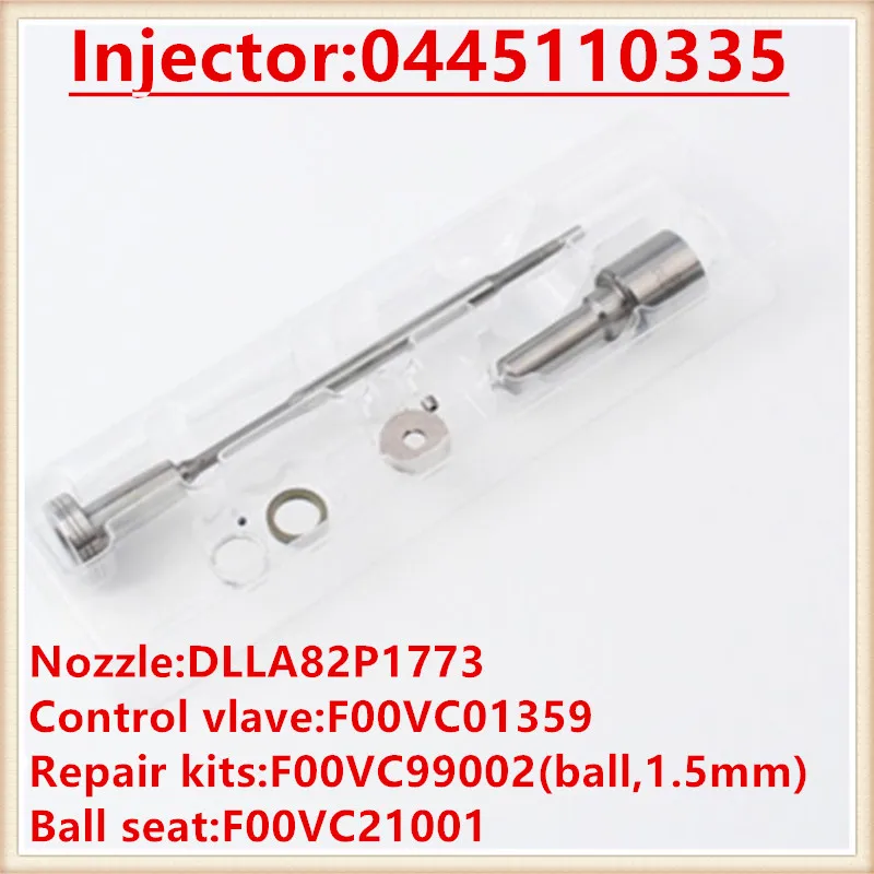 0445110335 injector repair kit F00VC01359 DLLA82P1773 F00VC21001 F00VC99002 for injection 0445110335
0445110335 injector repair kit F00VC01359 DLLA82P1773 F00VC21001 F00VC99002 for injection 0445110335