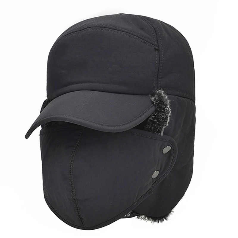 2019 Waterproof Super Warm Trapper Trooper Earflaps Bomber Faux Fur