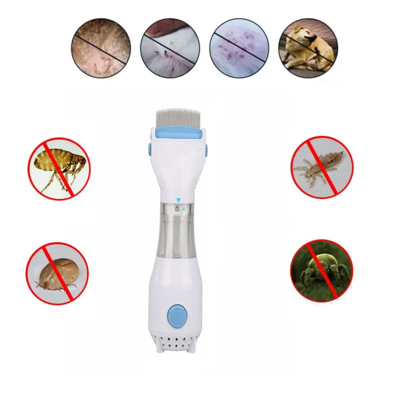 Electronic Pet Grooming Comb Flea Expulsion Comb Puppies Hair Cleaner Scratch Fleas Treatment Safe Pests Killer For Dogs Cats
Electronic Pet Grooming Comb Flea Expulsion Comb Puppies Hair Cleaner Scratch Fleas Treatment Safe Pests Killer For Dogs Cats