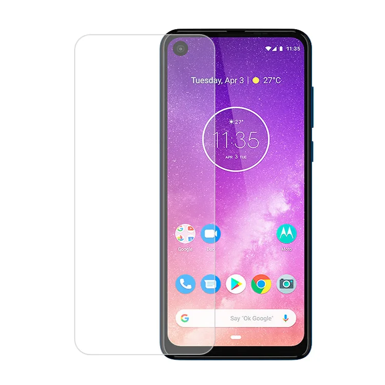2 шт. закаленное стекло для Moto One Vision XT1970-1 P40 защита экрана не полное покрытие |