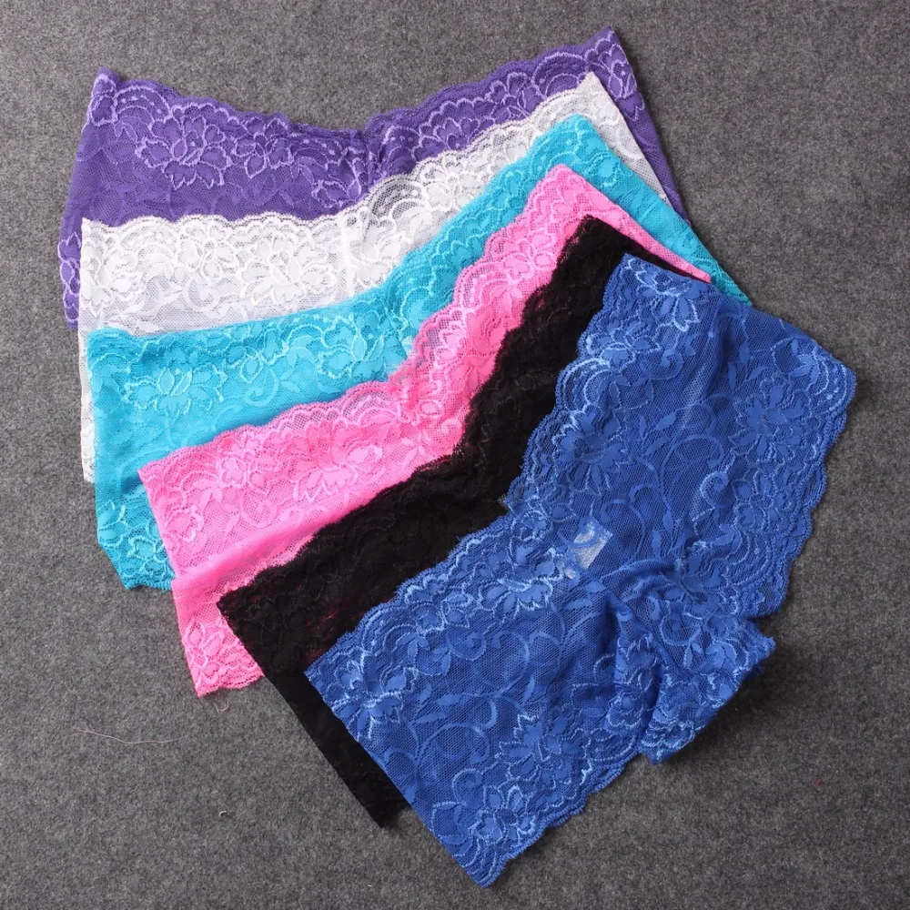 Sexy See Through Boyshorts For Women Shorts Panties Thin Lace Transparent Woman Boy Shorts shorty femme Lingerie 6 pcs/lot
Sexy See Through Boyshorts For Women Shorts Panties Thin Lace Transparent Woman Boy Shorts shorty femme Lingerie 6 pcs/lot