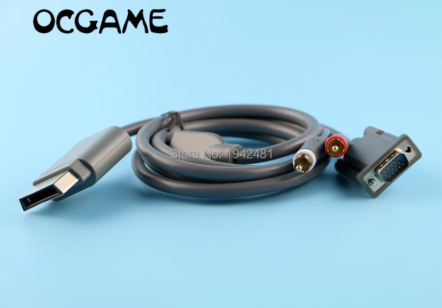 OCGAME 15 шт./лот Высокое качество видео аудио AV ПК монитор VGA кабель соединитель для