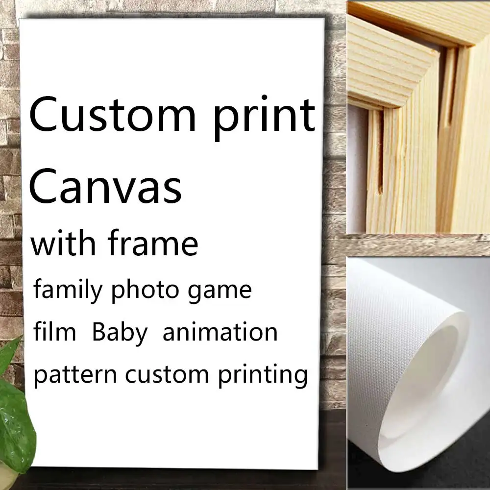 Custom Canvas Print Framed family photo game Baby animation pattern Spray On Canvas Wall Art Pictures Poster Home Decoration
Custom Canvas Print Framed family photo game Baby animation pattern Spray On Canvas Wall Art Pictures Poster Home Decoration