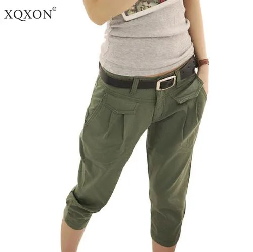 XQXON New 2019 Spring Summer Women's Pant Casual Cropped Trousers /Pants &Capris Harem Pants Women Overall Fashion Students Pant
XQXON New 2019 Spring Summer Women's Pant Casual Cropped Trousers /Pants &Capris Harem Pants Women Overall Fashion Students Pant
