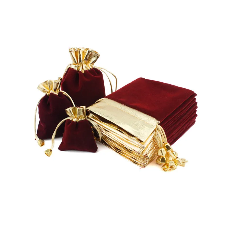 7x9 9x12 12x16cm Velvet Drawstring Gifts Bags Wedding Christmas Party Favors Packaging Bag Gold Wine Red Jewelry Pouches
7x9 9x12 12x16cm Velvet Drawstring Gifts Bags Wedding Christmas Party Favors Packaging Bag Gold Wine Red Jewelry Pouches