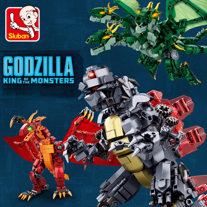Godzilla Ghidrah Radon compatible King Of The Monsters building block birthdays gifts Bricks for kids children
Godzilla Ghidrah Radon compatible King Of The Monsters building block birthdays gifts Bricks for kids children