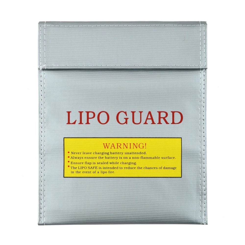 ACEHE Li-Po Battery Fireproof Safety Guard Safe Bag Charging Sack Battery Safety Protective Bag Safe Guard Silver Dropshipping
ACEHE Li-Po Battery Fireproof Safety Guard Safe Bag Charging Sack Battery Safety Protective Bag Safe Guard Silver Dropshipping