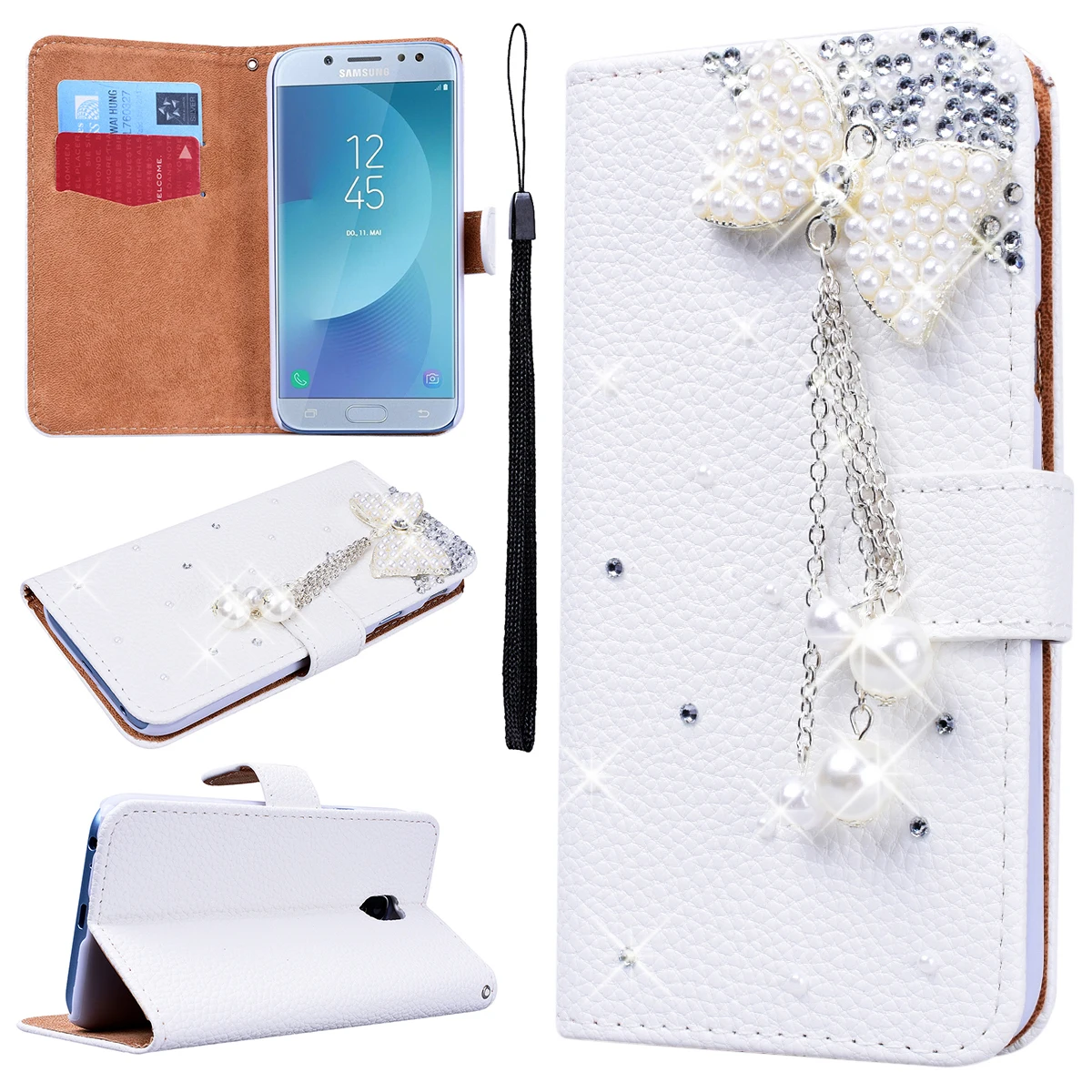 GrandEver Cute Flip Case For Samsung J330 J3 2017 Case For Pearl Diamond Bear Wallet With Card Pack Copa For Samsung J3 Cases
GrandEver Cute Flip Case For Samsung J330 J3 2017 Case For Pearl Diamond Bear Wallet With Card Pack Copa For Samsung J3 Cases