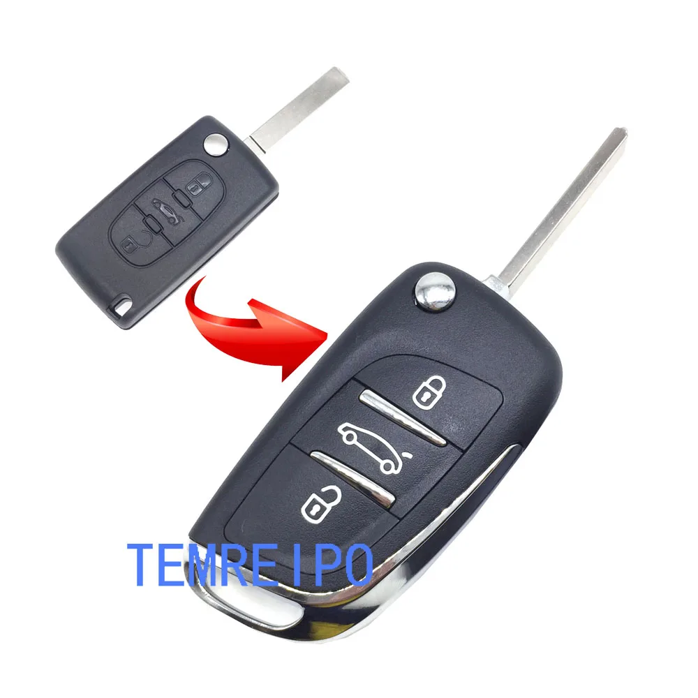 3 Button Modified Key Fob Shell for Citroen C2 C3 C4 Hatch Coupe VTR Berlingo C6C8 Remote Flip Folding Keyless Case
3 Button Modified Key Fob Shell for Citroen C2 C3 C4 Hatch Coupe VTR Berlingo C6C8 Remote Flip Folding Keyless Case
