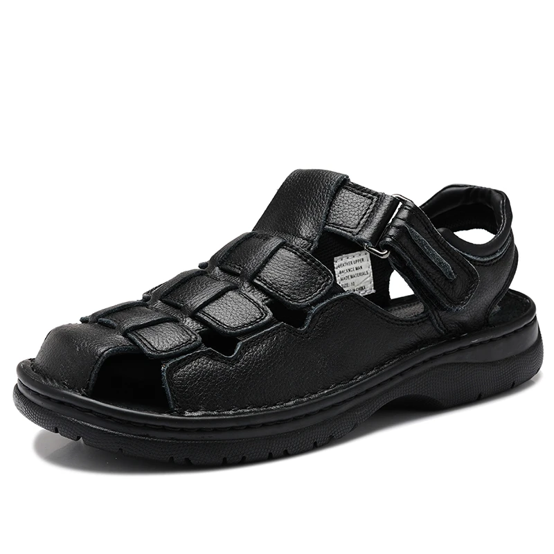 mens casual comfortable genuine leather sandal big size cover toe beach sandals platform non-slip summer shoes zapatos hombre
mens casual comfortable genuine leather sandal big size cover toe beach sandals platform non-slip summer shoes zapatos hombre