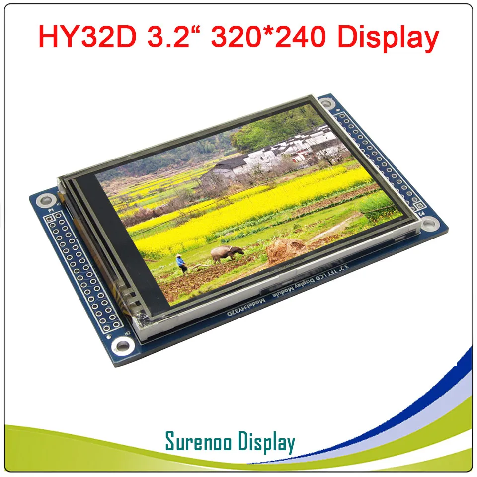3.2" 240*320 ILI9325 Controller TFT LCD Module Display Screen HY32D with Touch Panel & PCB Adapter
3.2" 240*320 ILI9325 Controller TFT LCD Module Display Screen HY32D with Touch Panel & PCB Adapter