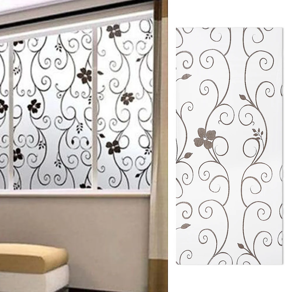 45*100cm Window Film Frosted Cover Glass Window Door Flower Sticker Film Privacy Adhesive Frosted Opaque Flower Mixed Color
45*100cm Window Film Frosted Cover Glass Window Door Flower Sticker Film Privacy Adhesive Frosted Opaque Flower Mixed Color