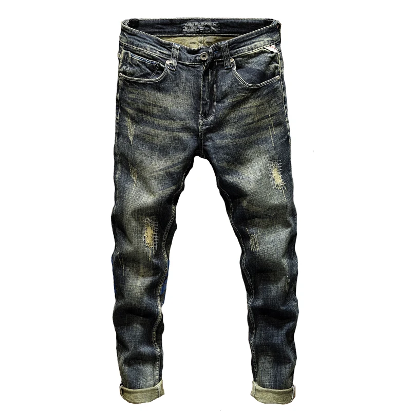 New Jeans Men with embroidery ripped print male skinny jeans modis men's grey clothes 2019 streetwear for Autumn Spring hip hop
New Jeans Men with embroidery ripped print male skinny jeans modis men's grey clothes 2019 streetwear for Autumn Spring hip hop