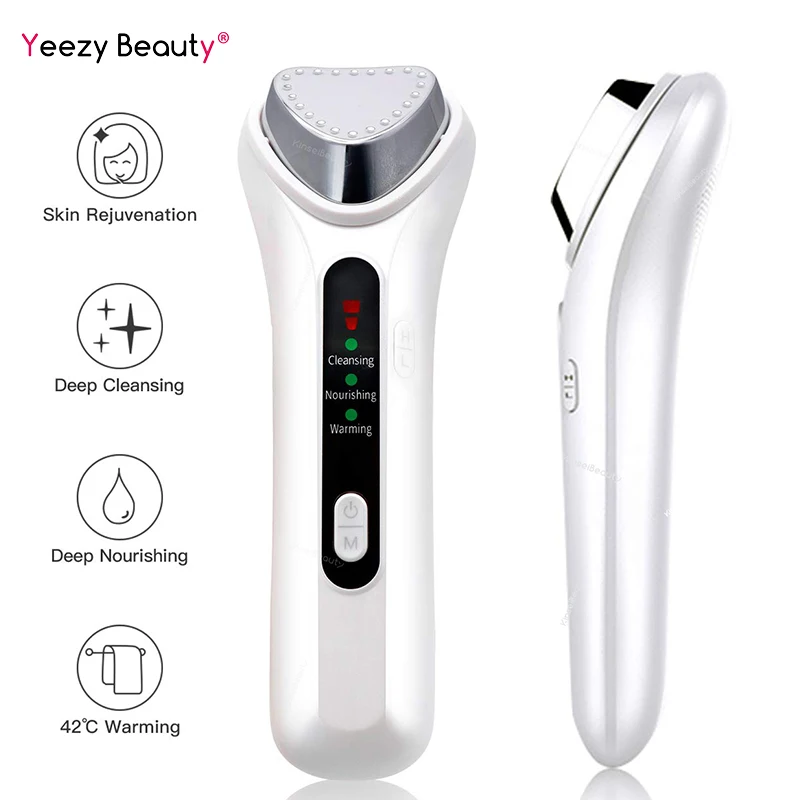 Facial Deep Cleaner Pore Purification Warm Vibration Massage Ion Importing instrument Face Lifting Skin Whitening Beauty Machine 
Facial Deep Cleaner Pore Purification Warm Vibration Massage Ion Importing instrument Face Lifting Skin Whitening Beauty Machine