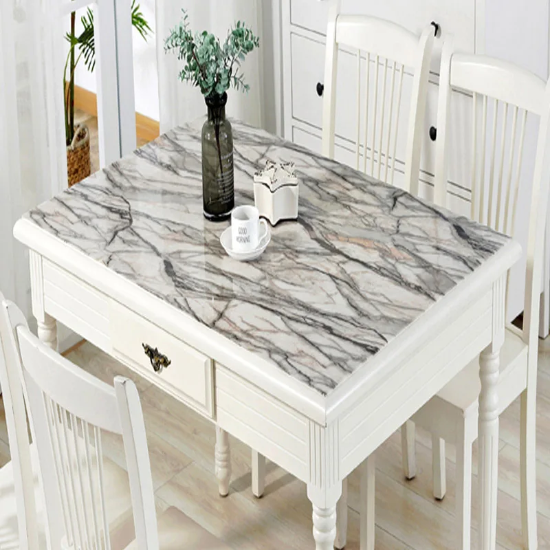 BALLE PVC Table Cover Protector Desk Pad Soft Glass Dining Tablecloth Plastic Mat-Marble White
BALLE PVC Table Cover Protector Desk Pad Soft Glass Dining Tablecloth Plastic Mat-Marble White