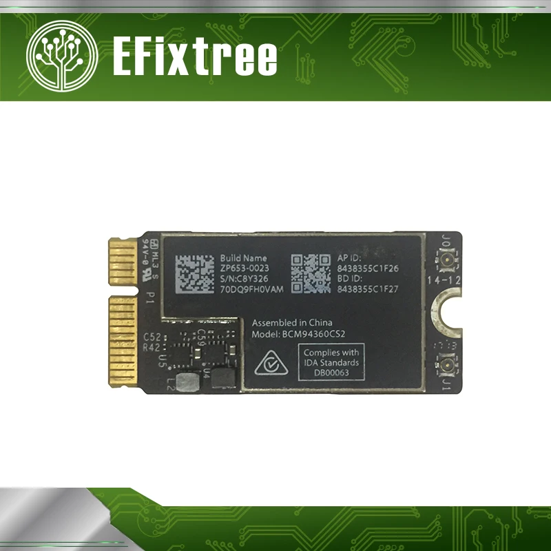 WiFi Bluetooth Air Port Card BCM94360CS2 653-0023 for MacBook Air 11/" a1465 2014