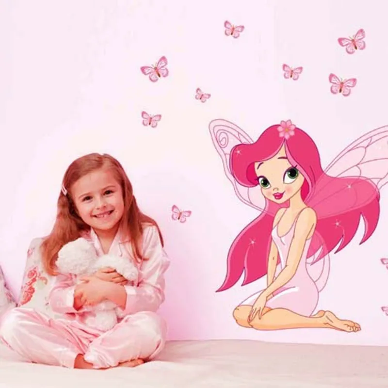 Cute Fairy Wall Sticker Girls Decals Vinyl Art Home Decoration Wall Sticker Pink For Kids Girl Pink Room Decoration Wall Art
Cute Fairy Wall Sticker Girls Decals Vinyl Art Home Decoration Wall Sticker Pink For Kids Girl Pink Room Decoration Wall Art