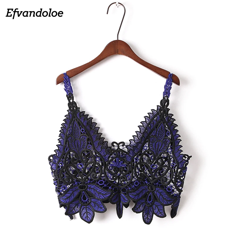 Efvandoloe Sexy Tanks Tops Female Blue Lace Bustier Croped White Embroidery Bralette Crop Top 2018 camisole
Efvandoloe Sexy Tanks Tops Female Blue Lace Bustier Croped White Embroidery Bralette Crop Top 2018 camisole
