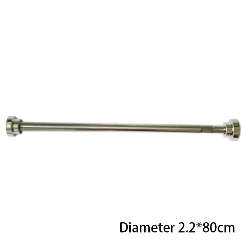 50CM 80CM Stainless Steel Punch Free Bathroom Shower Curtain Rod Spring Adjustable Tension Rod Extendable Bath Curtain Pole 4 
50CM 80CM Stainless Steel Punch Free Bathroom Shower Curtain Rod Spring Adjustable Tension Rod Extendable Bath Curtain Pole 4