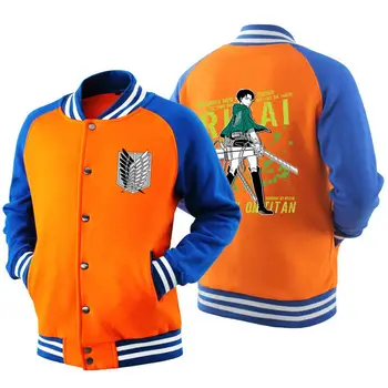 Men Attack On Titan Baseball Jacket Shingeki no Kyojin Cosplay bomber jacket Attack Windbreaker cosplay costume Coat 061503
Men Attack On Titan Baseball Jacket Shingeki no Kyojin Cosplay bomber jacket Attack Windbreaker cosplay costume Coat 061503