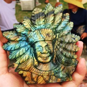 1pcs AAAA Labrador stone carving portrait ornaments natural gem labrador crystal healing home decoration luster
1pcs AAAA Labrador stone carving portrait ornaments natural gem labrador crystal healing home decoration luster