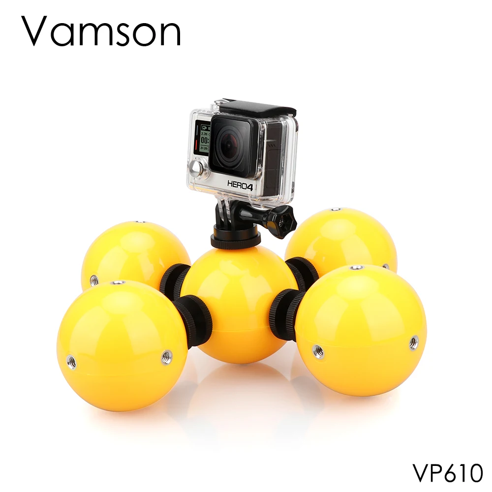 Vamson Accessories for Gopro Hero 6 5 4 3 Diving Underwater Floating Ball Floaty Holder for Eken for Xiaomi Yi 4k Camera VP610
Vamson Accessories for Gopro Hero 6 5 4 3 Diving Underwater Floating Ball Floaty Holder for Eken for Xiaomi Yi 4k Camera VP610