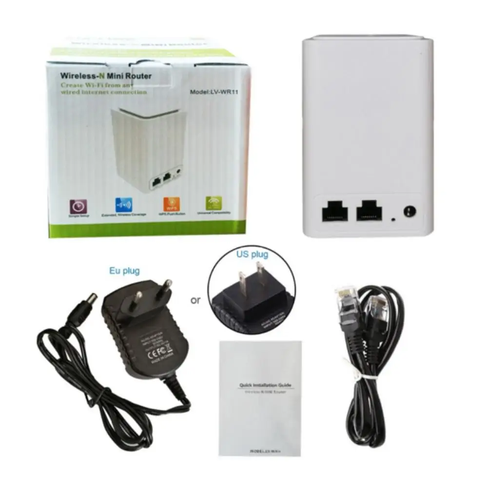 New Arrival Wireless WiFi Mini Router 300Mbps 2.4GHz Repeater Network Signal Range Extender
New Arrival Wireless WiFi Mini Router 300Mbps 2.4GHz Repeater Network Signal Range Extender