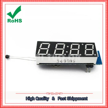 Digital tube electronic clock microcontroller clock module 4 in one car clock LED digital tube electronic clock
Digital tube electronic clock microcontroller clock module 4 in one car clock LED digital tube electronic clock