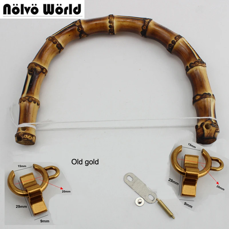 10 pieces,DIY 15.5X12cm Natural bamboo handles for bags, nature bamboo handle for DIY bags purse old gold
10 pieces,DIY 15.5X12cm Natural bamboo handles for bags, nature bamboo handle for DIY bags purse old gold