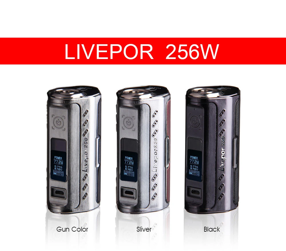 Original Yosta Livepor 256w Box Mod 256w vape box mods powered by 3 18650 batteries upgraded Livopor 160w box mod vs rx200s
Original Yosta Livepor 256w Box Mod 256w vape box mods powered by 3 18650 batteries upgraded Livopor 160w box mod vs rx200s