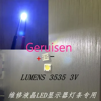 50PCS LUMENS LED 3535 3537 LED TV Backlight High Power 1W 3V LED Backlight Cool white For LED LCD TV Backlight Application 4D 
50PCS LUMENS LED 3535 3537 LED TV Backlight High Power 1W 3V LED Backlight Cool white For LED LCD TV Backlight Application 4D